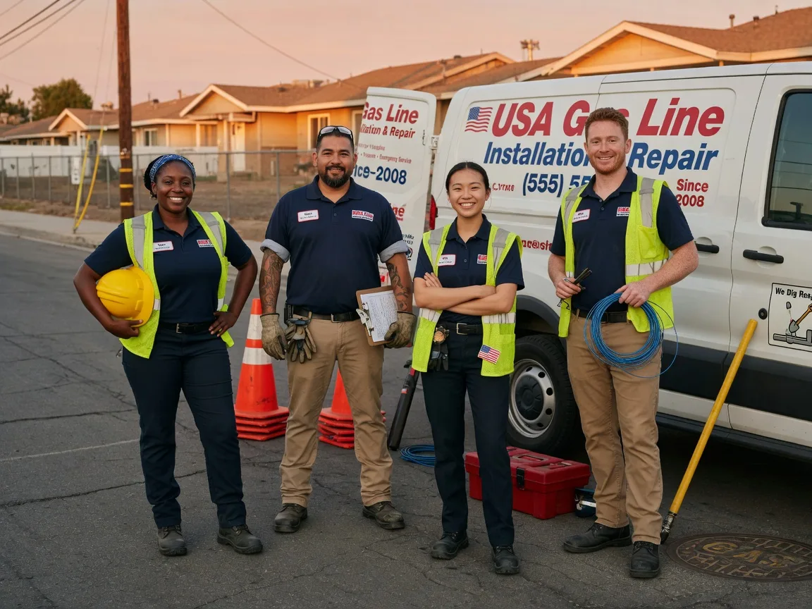 Gas Line Installation company in Hopwood, PA